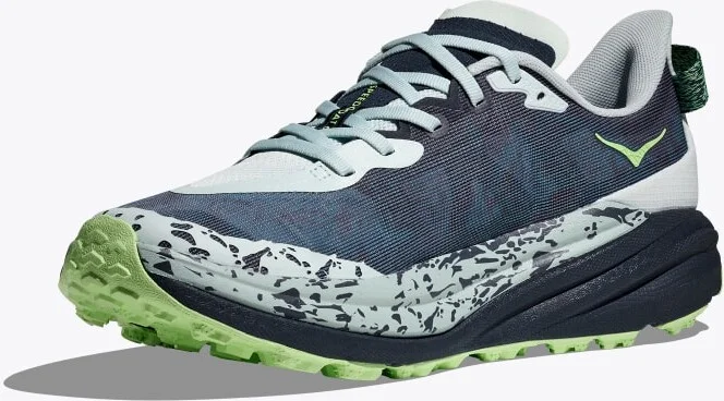 HOKA Men's Speedgoat 6 Shoes in Droplet/Nautical Dusk - Image 3
