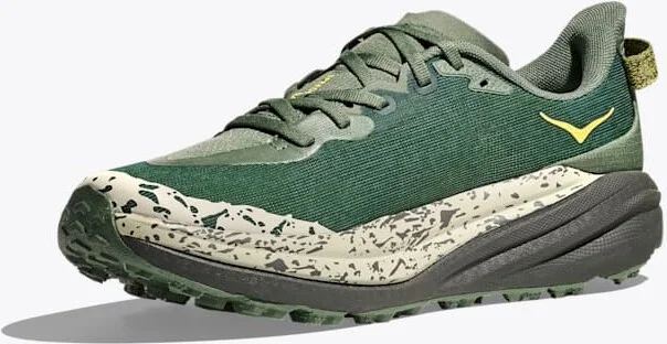 HOKA Men's Speedgoat 6 Shoes in Fern/Asphalt Grey - Image 3
