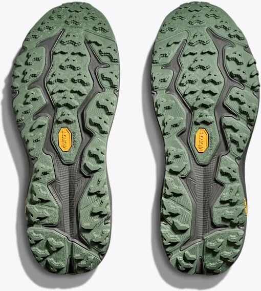 HOKA Men's Speedgoat 6 Shoes in Fern/Asphalt Grey - Image 7