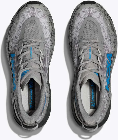 HOKA Men's Speedgoat 6 Shoes in Galactic Grey/Hoka Blue - Image 2