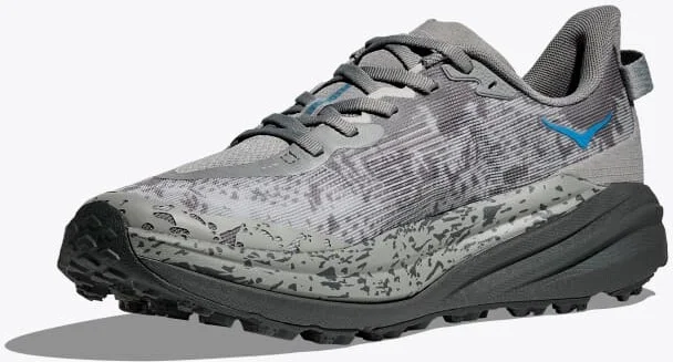 HOKA Men's Speedgoat 6 Shoes in Galactic Grey/Hoka Blue - Image 3