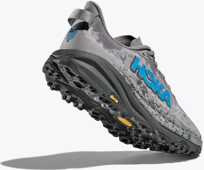 HOKA Men's Speedgoat 6 Shoes in Galactic Grey/Hoka Blue - Image 4
