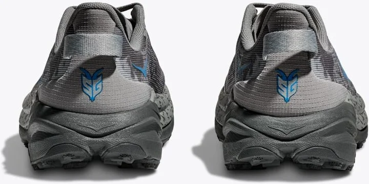 HOKA Men's Speedgoat 6 Shoes in Galactic Grey/Hoka Blue - Image 5