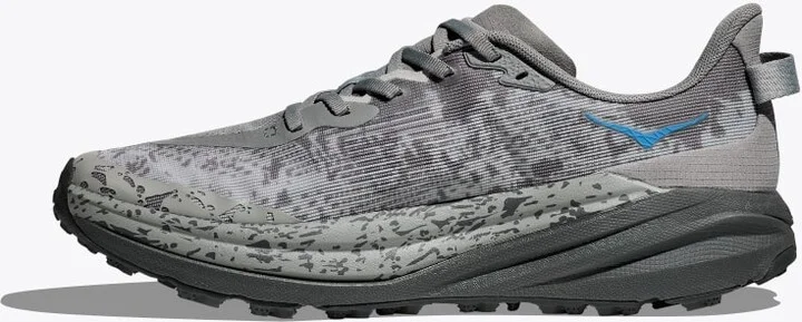 HOKA Men's Speedgoat 6 Shoes in Galactic Grey/Hoka Blue - Image 8