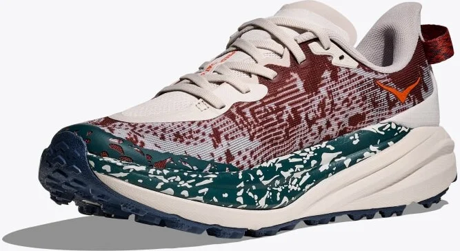 HOKA Men's Speedgoat 6 Shoes in Putty/Blue Twilight - Image 3