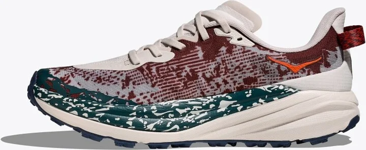 HOKA Men's Speedgoat 6 Shoes in Putty/Blue Twilight - Image 8