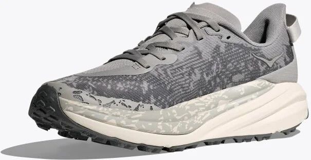 HOKA Men's Speedgoat 6 Shoes in Stellar Grey/Alabaster - Image 3
