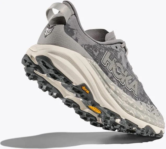 HOKA Men's Speedgoat 6 Shoes in Stellar Grey/Alabaster - Image 4