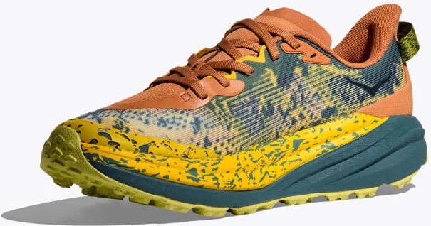 HOKA Men's Speedgoat 6 Shoes in Terra Cotta/Mountain Fog - Image 3