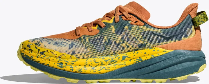 HOKA Men's Speedgoat 6 Shoes in Terra Cotta/Mountain Fog - Image 8