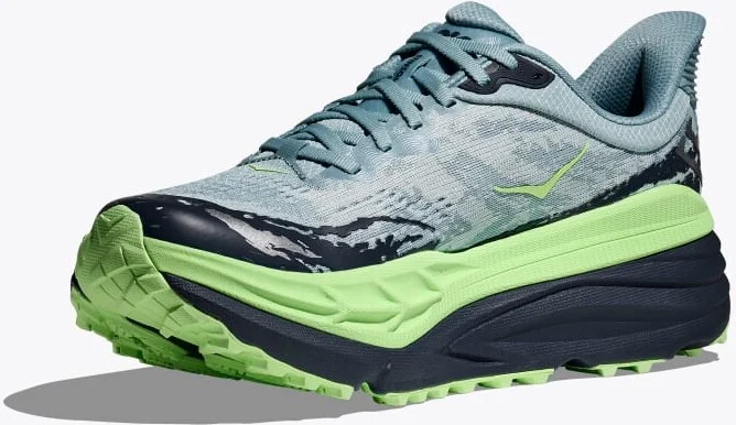 HOKA Men's Stinson 7 Shoes in Druzy/Anchor - Image 3