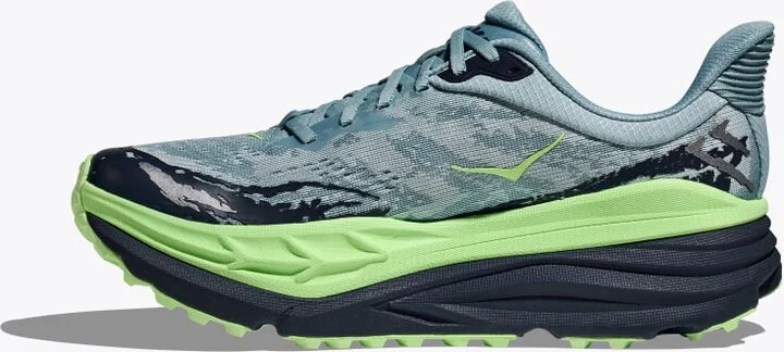 HOKA Men's Stinson 7 Shoes in Druzy/Anchor - Image 8