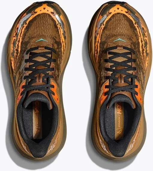 HOKA Men's Stinson 7 Shoes in Honey/Antique Olive - Image 2