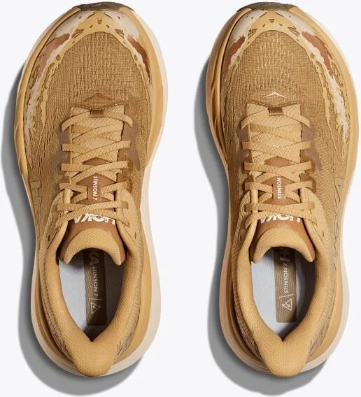 HOKA Men's Stinson 7 Shoes in Wheat/Shifting Sand - Image 2