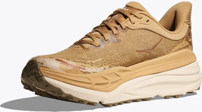 HOKA Men's Stinson 7 Shoes in Wheat/Shifting Sand - Image 3