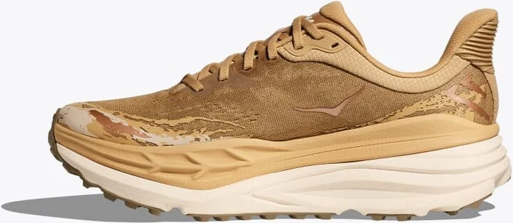 HOKA Men's Stinson 7 Shoes in Wheat/Shifting Sand - Image 8