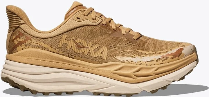 HOKA Men's Stinson 7 Shoes in Wheat/Shifting Sand