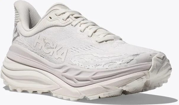 HOKA Men's Stinson 7 Shoes in White/White - Image 6