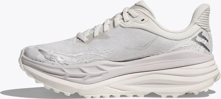 HOKA Men's Stinson 7 Shoes in White/White - Image 8