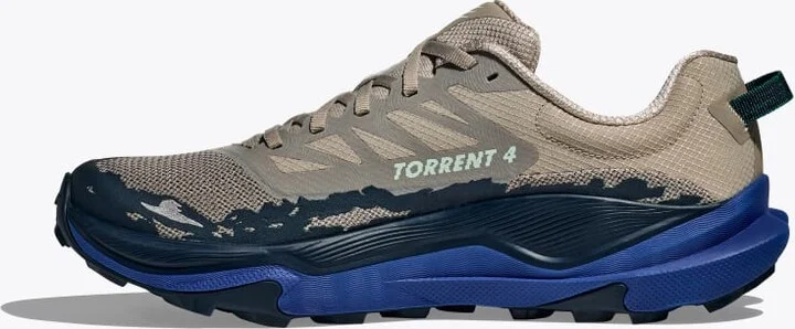 HOKA Men's Torrent 4 Shoes in Farro/Ultramarine - Image 8
