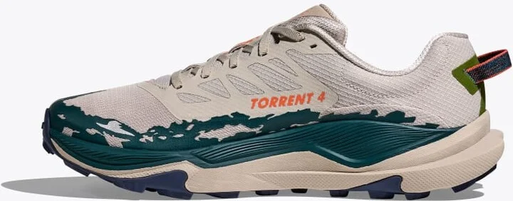HOKA Men's Torrent 4 Shoes in Putty/Blue Twilight - Image 8