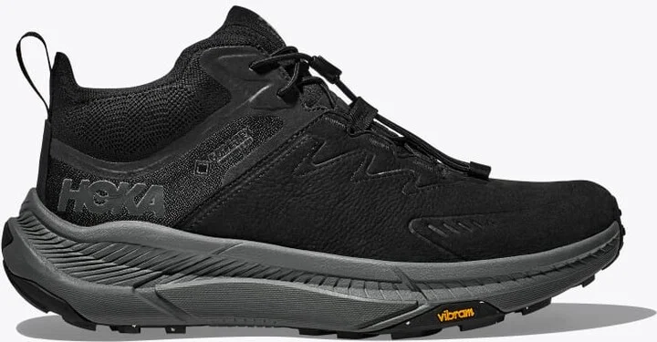 HOKA Men's Transport Chukka GTX Shoes in Black/Black