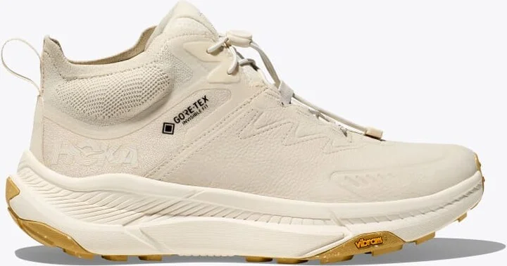 HOKA Men's Transport Chukka GTX Shoes in Oat Milk/Alabaster