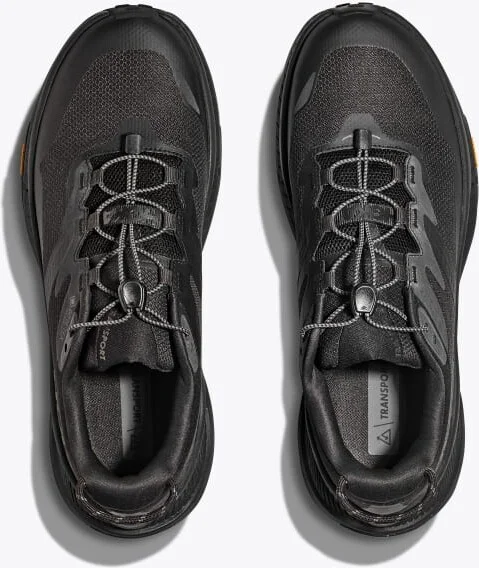 HOKA Men's Transport GTX Shoes in Black/Black - Image 2