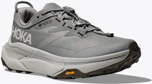HOKA Men's Transport GTX Shoes in Galactic Grey/Stardust - Image 6