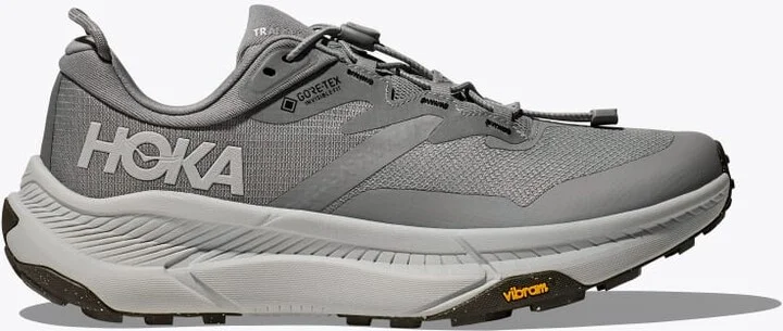 HOKA Men's Transport GTX Shoes in Galactic Grey/Stardust