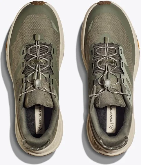 HOKA Men's Transport GTX Shoes in Slate/Oat Milk - Image 2