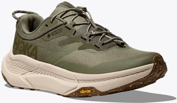 HOKA Men's Transport GTX Shoes in Slate/Oat Milk - Image 6