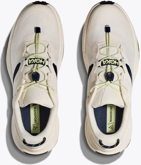 HOKA Men's Transport Shoes in Alabaster/Varsity Navy - Image 2