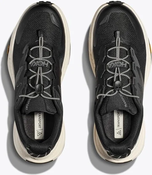 HOKA Men's Transport Shoes in Black/Alabaster - Image 2