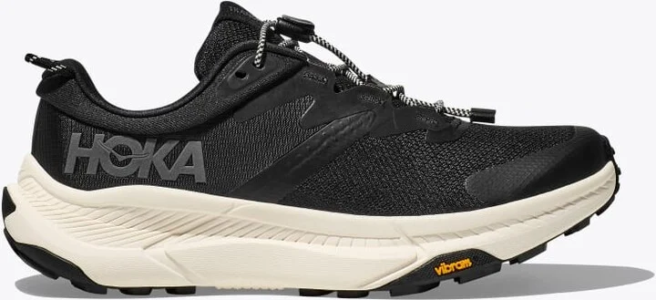 HOKA Men's Transport Shoes in Black/Alabaster
