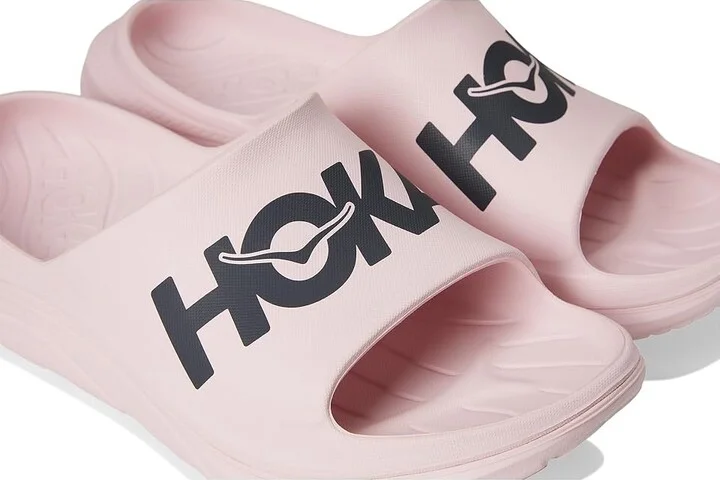 Hoka Ora Athletic Slide Shoes Carnation/Black : Men's 5 - Women's 7 Medium, Synthetic - Image 7