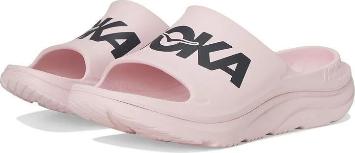 Hoka Ora Athletic Slide Shoes Carnation/Black : Men's 5 - Women's 7 Medium, Synthetic