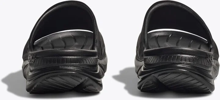 HOKA Ora Athletic Slide Shoes in Black/White - Image 5