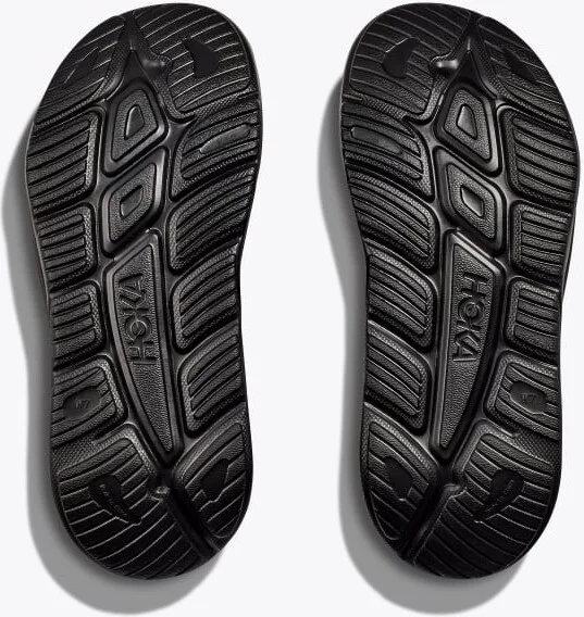HOKA Ora Athletic Slide Shoes in Black/White - Image 7