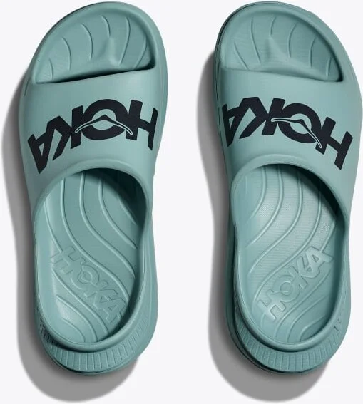 HOKA Ora Athletic Slide Shoes in Druzy/Black - Image 2