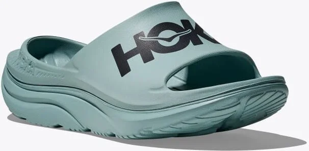 HOKA Ora Athletic Slide Shoes in Druzy/Black - Image 6