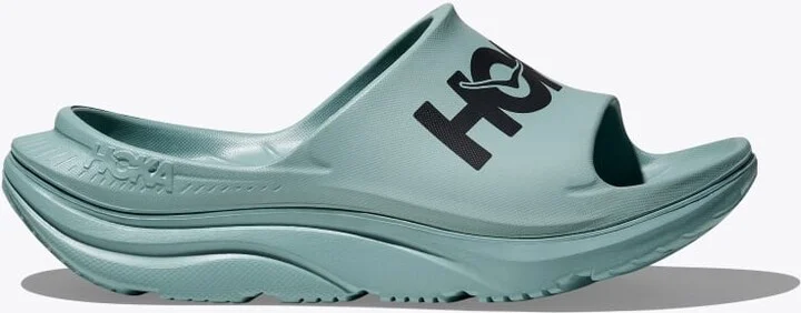 HOKA Ora Athletic Slide Shoes in Druzy/Black