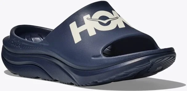 HOKA Ora Athletic Slide Shoes in Varsity Navy/White - Image 6