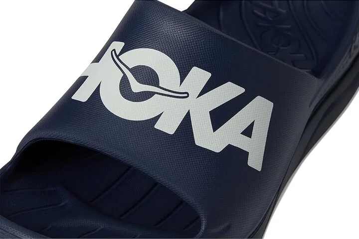 Hoka Ora Athletic Slide Shoes Varsity Navy/White : Men's 7 - Women's 9 Medium, Synthetic - Image 7