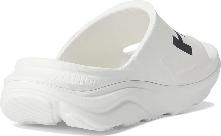 Hoka Ora Athletic Slide Shoes White/Black : Men's 4 - Women's 6 Medium, Synthetic - Image 4