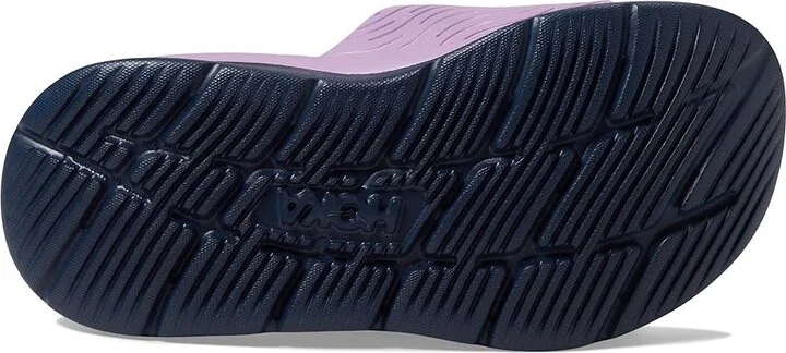 Hoka Ora Luxe Sandals Violet Bloom/Outer Space : Men's 13 - Women's 15 Medium, Textile/Synthetic - Image 3