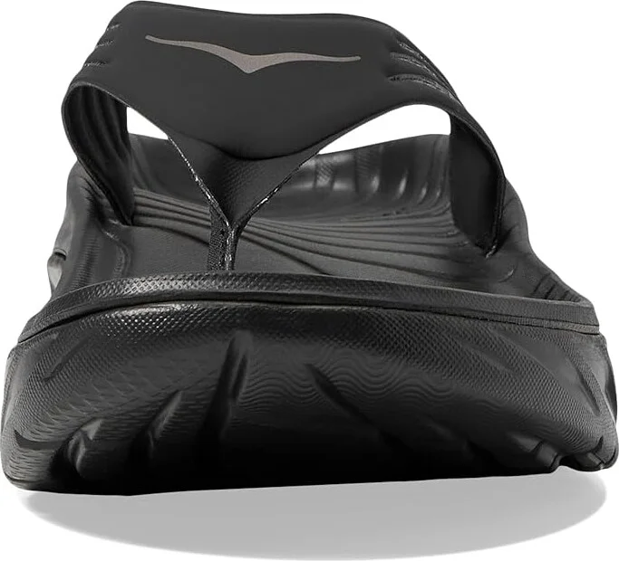 Hoka Ora Recovery Flip Men's Running Shoes Black/Dark Gull Gray : 7 D - Medium, Synthetic - Image 3