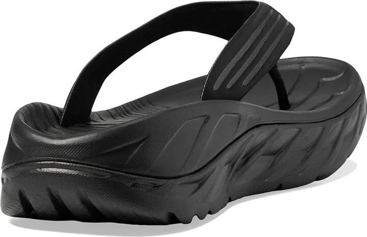 Hoka Ora Recovery Flip Men's Running Shoes Black/Dark Gull Gray : 7 D - Medium, Synthetic - Image 5