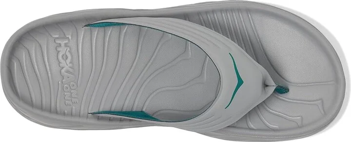 Hoka Ora Recovery Flip Men's Running Shoes Stellar Grey/Oceanic : 13 D - Medium, Synthetic - Image 2