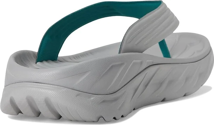 Hoka Ora Recovery Flip Men's Running Shoes Stellar Grey/Oceanic : 13 D - Medium, Synthetic - Image 4